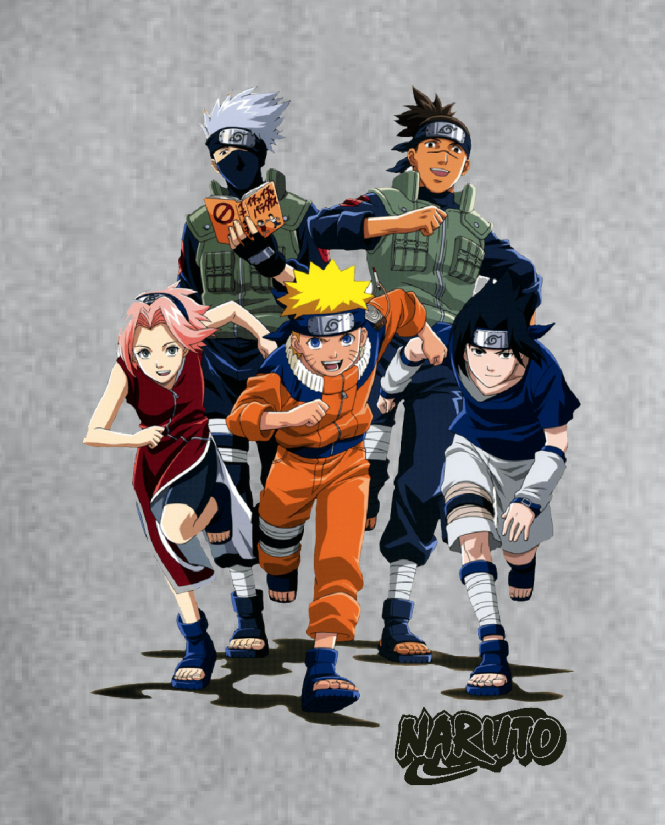 Džemperis Naruto veikėjai